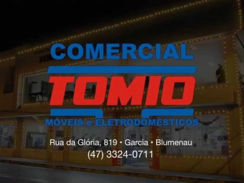 Comercial de natal das lojas Tomio