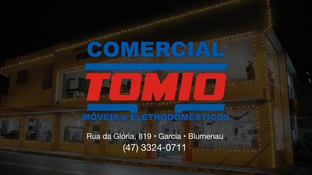 Comercial de natal das lojas Tomio